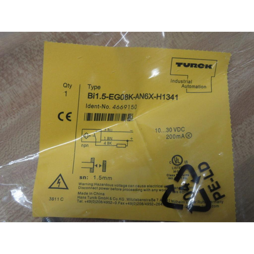 Turck BI1.5-EG08K-AN6X-H1341 Sensor 4669150