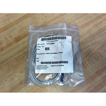 Northrop Grumman 166K292G01 Turck Cable Assy, W475