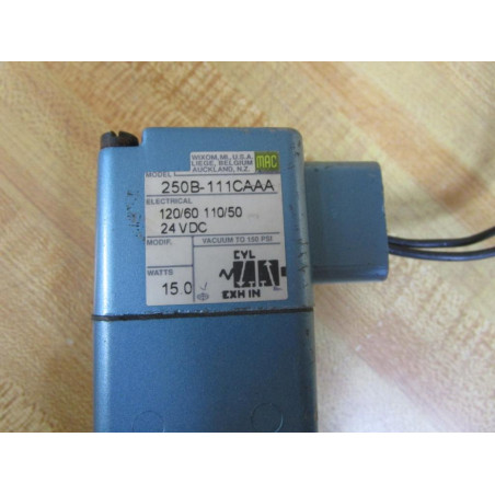 MAC 250B-111CAAA Solenoid Valve 250B111CAAA - New No Box