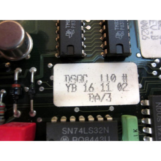 ASEA ABB 2668180-4661 DSQC 110 Board  YB161102-BA YB161102BA3 - Used