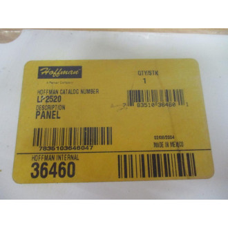 Hoffman LP2520 Panel