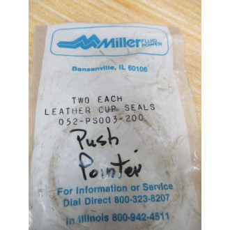 Miller 052-PS003-200 Leather Piston Cups 052PS003200