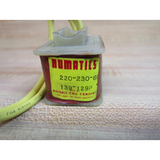 Detroit Coil Company 139-129P Numatics Solenoid Coil 139129P - New No Box