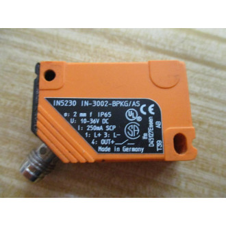 IFM Efector IN-3002-BPKGAS-610-T Inductive Sensor IN5230 - Used