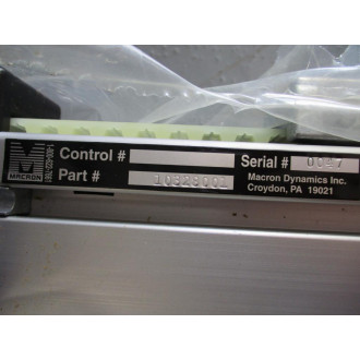 Macron 10328001 Linear Rail Actuator 2 Slides