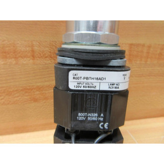 Allen Bradley 800T-PBTH16AD1 Amber Button w800T-N296 800T-N326 XD1 - New No Box