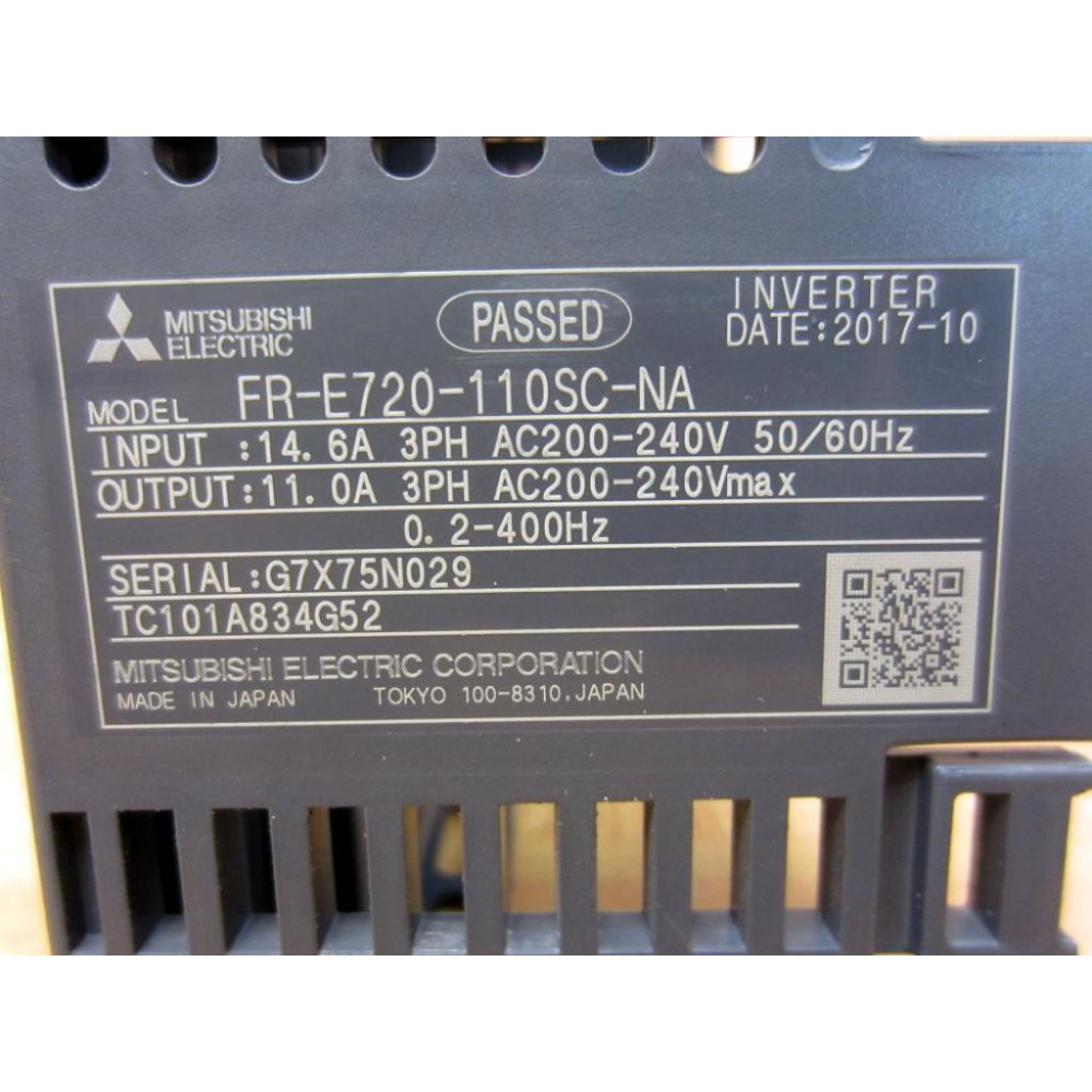 Mitsubishi FR-E720-110SC-NA Inverter Drive FRE720110SCNA Enclosure Only - New No Box