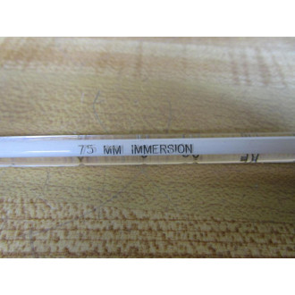 Immerson 75 MM AHT Co. Glass Thermometer 150 C - New No Box