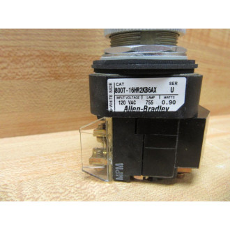 Allen Bradley 800T-16HR2KB6AX Switch W800T-XA, 40171-002-01 - New No Box