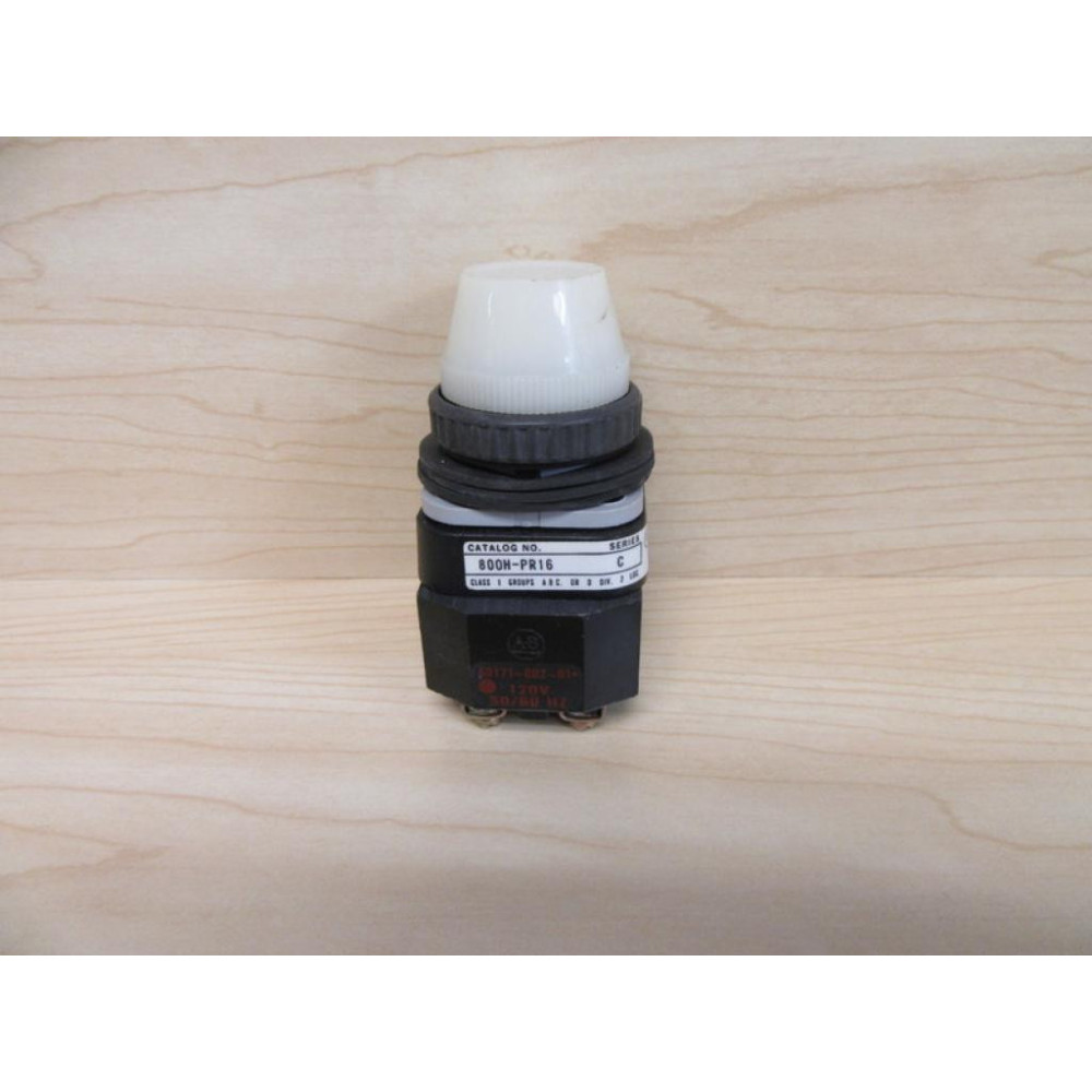 Allen Bradley 800H-PR16W Illuminated Push Button - Used