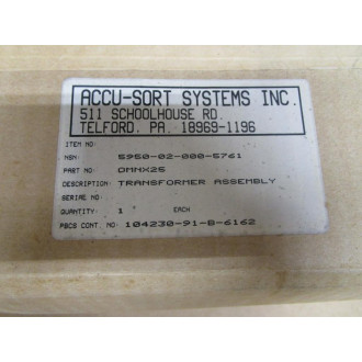 Signal Transformer OMNX25 Transformer Assembly 9939A