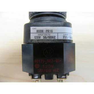 Allen Bradley 800H-PR16 Pilot Light 800H-PR16B Blue - Used