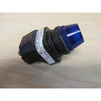 Allen Bradley 800H-PR16 Pilot Light 800H-PR16B Blue - Used