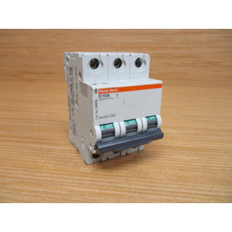 Schneider 24538 Square D 10A Breaker Merlin Gerin MG24538 WO DIN Clips - Used