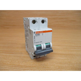 Schneider 24522 Square D 10A Breaker Merlin Gerin MG24522 WO DIN Clip - Used