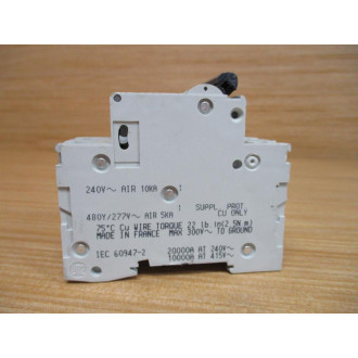 Merlin Gerin 24524 Square D Breaker 16A MG24524 Schneider WO DIN Clip - Used
