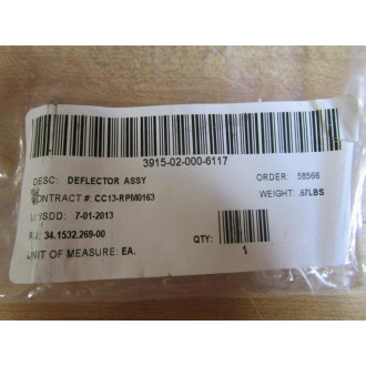 Generic 34.1532.269-00 Deflector Assembly 34153226900