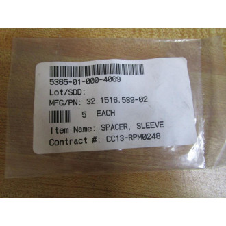 Generic 32.1516.589-02 Spacer, Sleeve 32151658902 (Pack of 5)
