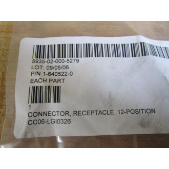 TE Connectivity 1-640522-0 Amp Connector Housing 16405220 (Pack of 10)
