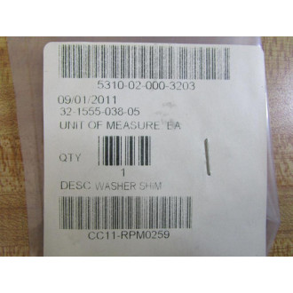 Generic 32.1555.038-05 Shim Washer 32155503805 (Pack of 185)
