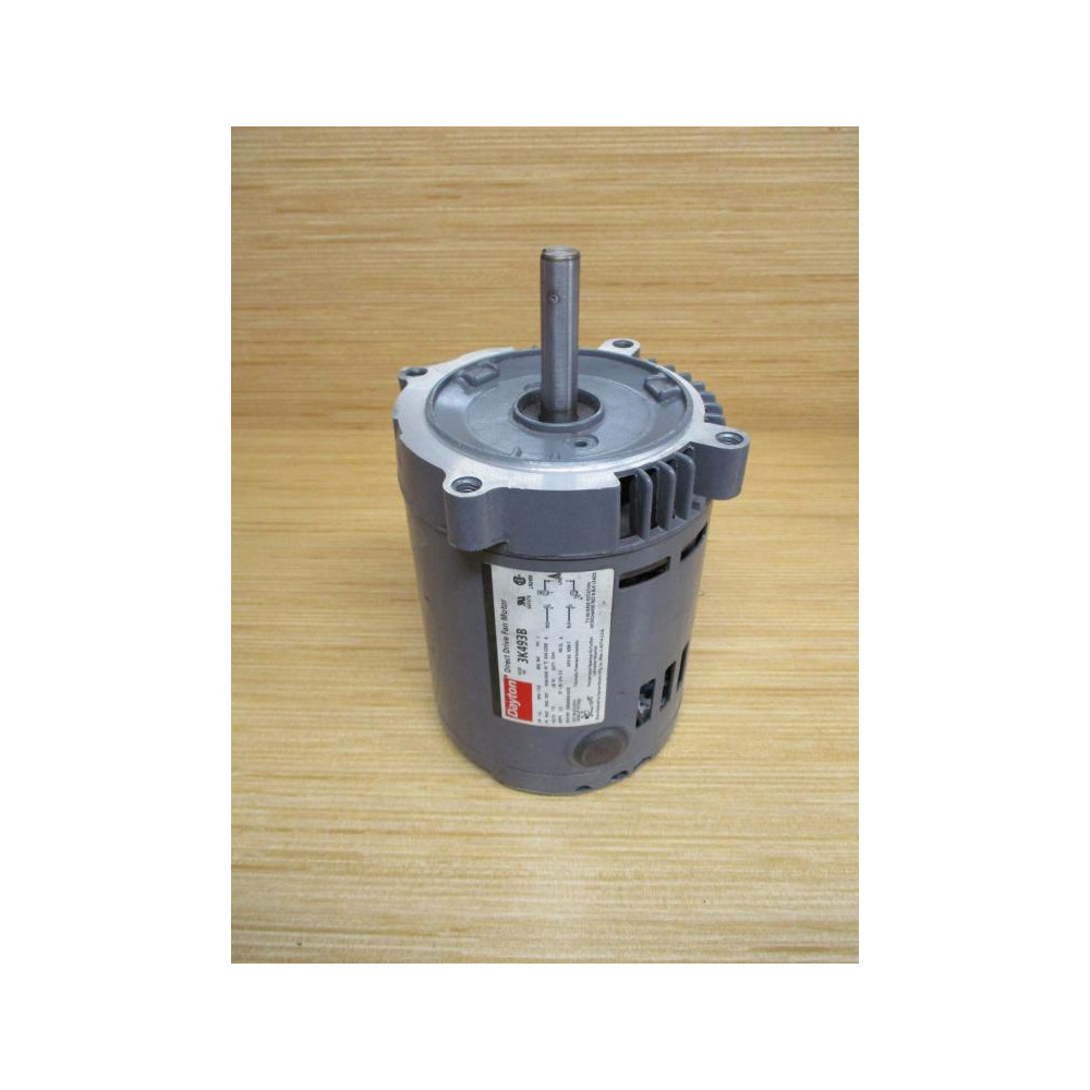 Dayton 3K493B Direct Drive Fan Motor W Key - Used