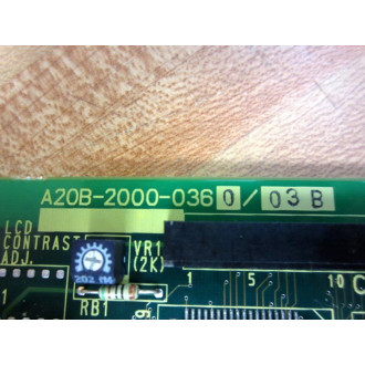 Fanuc A20B-2000-0360 Board 3 A20B-2000-036003B   Non-Refundable - Parts Only