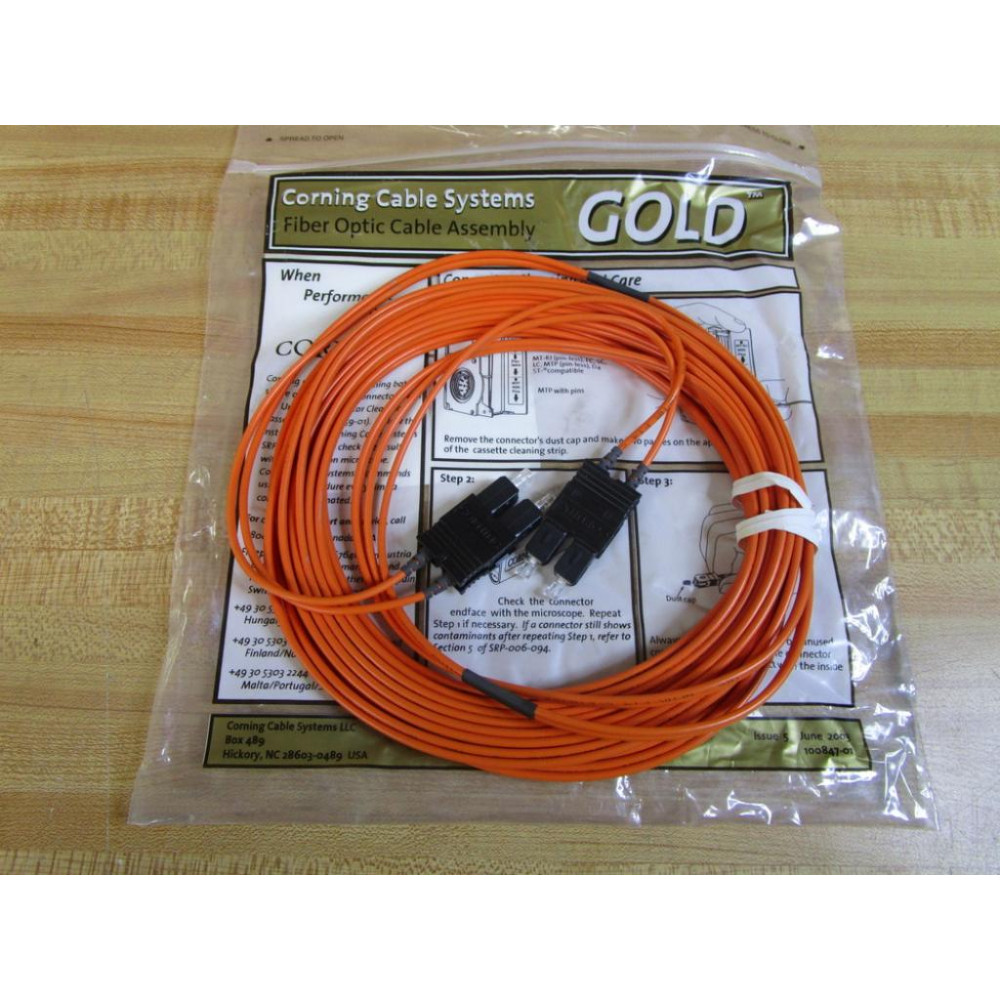 Corning Cable Systems 575702B5131025F Fiber Optic Cable MMPC57-SC