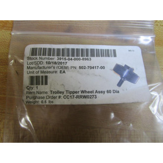 LFD 502-70417-00 Trolley Tipper Wheel Assembly