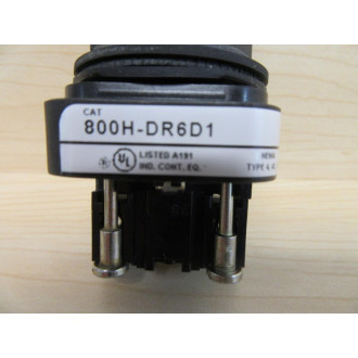 Allen Bradley 800H-DR Pushbutton Red 800H-DR6D1 - Used