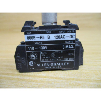 Allen Bradley 800E-R5 Pilot Light Module 800ER5 - New No Box