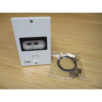AEG 910-293-113 Face Mount Enclosure 910293113 W HW, Small Crack - New No Box