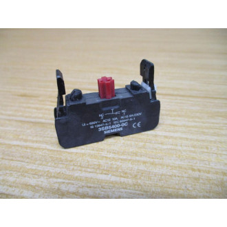 Siemens 3SB5400-0C Contact Block 3SB54000C - New No Box