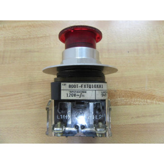 Allen Bradley 800T-FXTQ10XA1 Push Button WRed Cap - Used