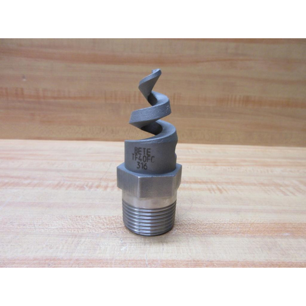 Bete TF40FC Spiral Nozzle Sprayer, 316 SS - New No Box