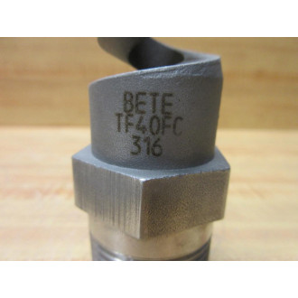Bete TF40FC Spiral Nozzle Sprayer, 316 SS - New No Box