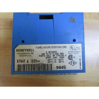 Honeywell R7847A-1033 Flame Amplifier R7847A1033 REV. C - Used