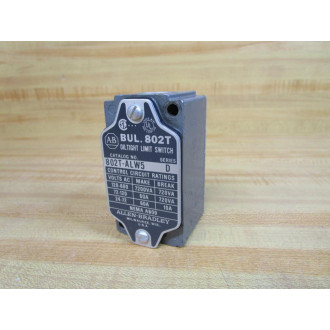 Allen Bradley 802T-ALW5 Limit Switch 802TALW5 Body Only Series D - Used