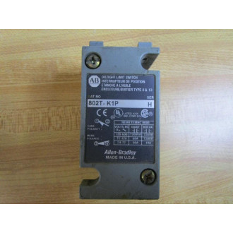 Allen Bradley 802T-K1P Limit Switch 802TK1P Body Only Series H - Used