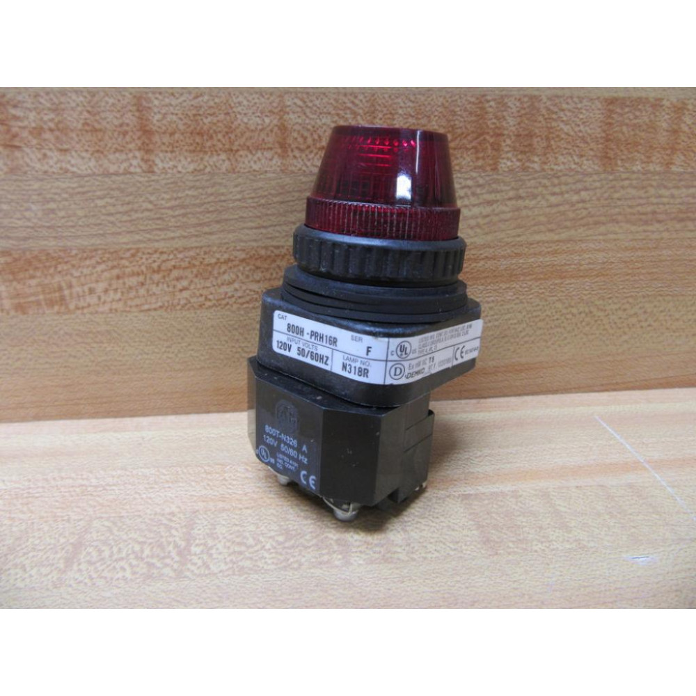 Allen Bradley 800H-PR416R Pilot Light 800HPR416R W800T-N326 - New No Box