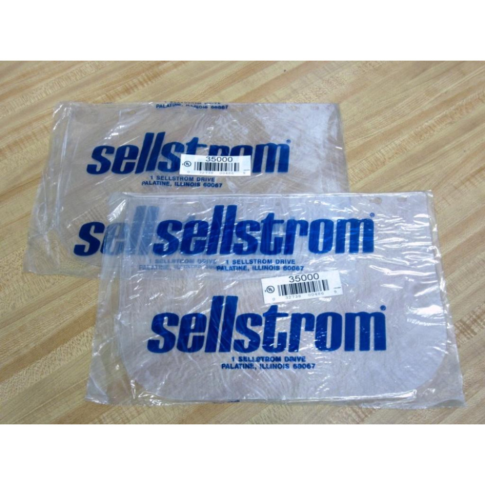 Sellstrom 35000 Clear Faceshield (Pack of 2) - New No Box