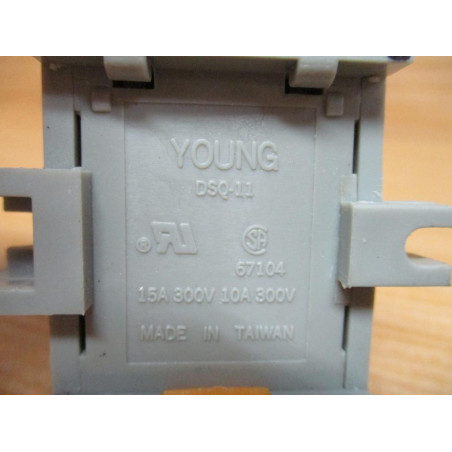 Young DSQ-11 Relay Socket DSQ11 (Pack of 3) - New No Box