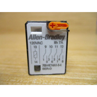 Allen Bradley 700-HC14A1-3-4-120V AC Relay 700HC14A1-3-4-120VAC