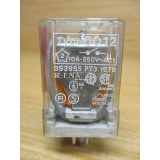 Sherly Controls 60.12 24VDC Relay 60.12 - Used
