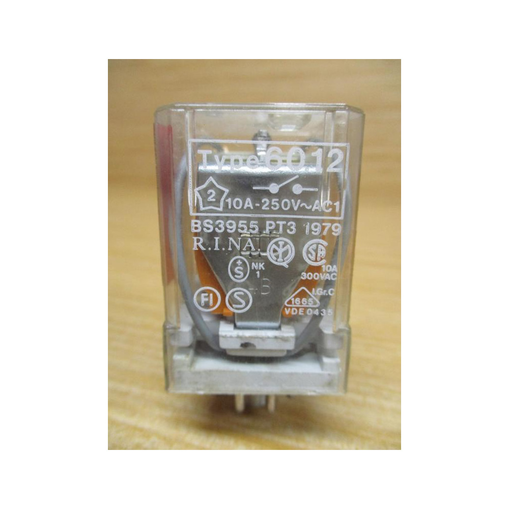 Sherly Controls 60.12 24VDC Relay 60.12 - Used