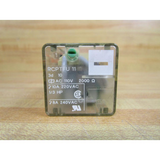 Feme RCPTFU-11-3D-10-AC 110V Relay RCPTFU-11-3D-10 - Used