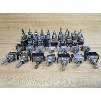 Arrow Hart Assorted Toggle Switches Carling Vintage Toggle Switches - Used