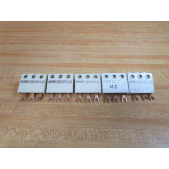 Siemens 3VU9135-1BB00 Feed In Terminal 3VU91351BB00 (Pack of 5) - Used