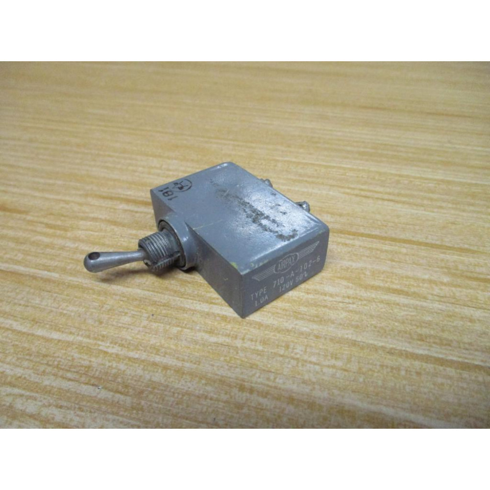 Airpax 710-A-102-6 1.0A Circuit Breaker 710A1026 - Used