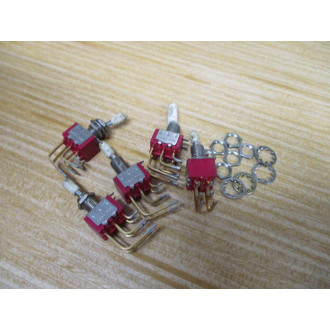 C&K 7211 Toggle Switch 3 Position (Pack of 5) - Used