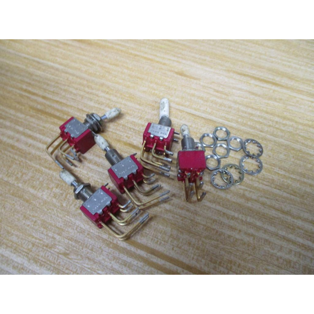 C&K 7211 Toggle Switch 3 Position (Pack of 5) - Used